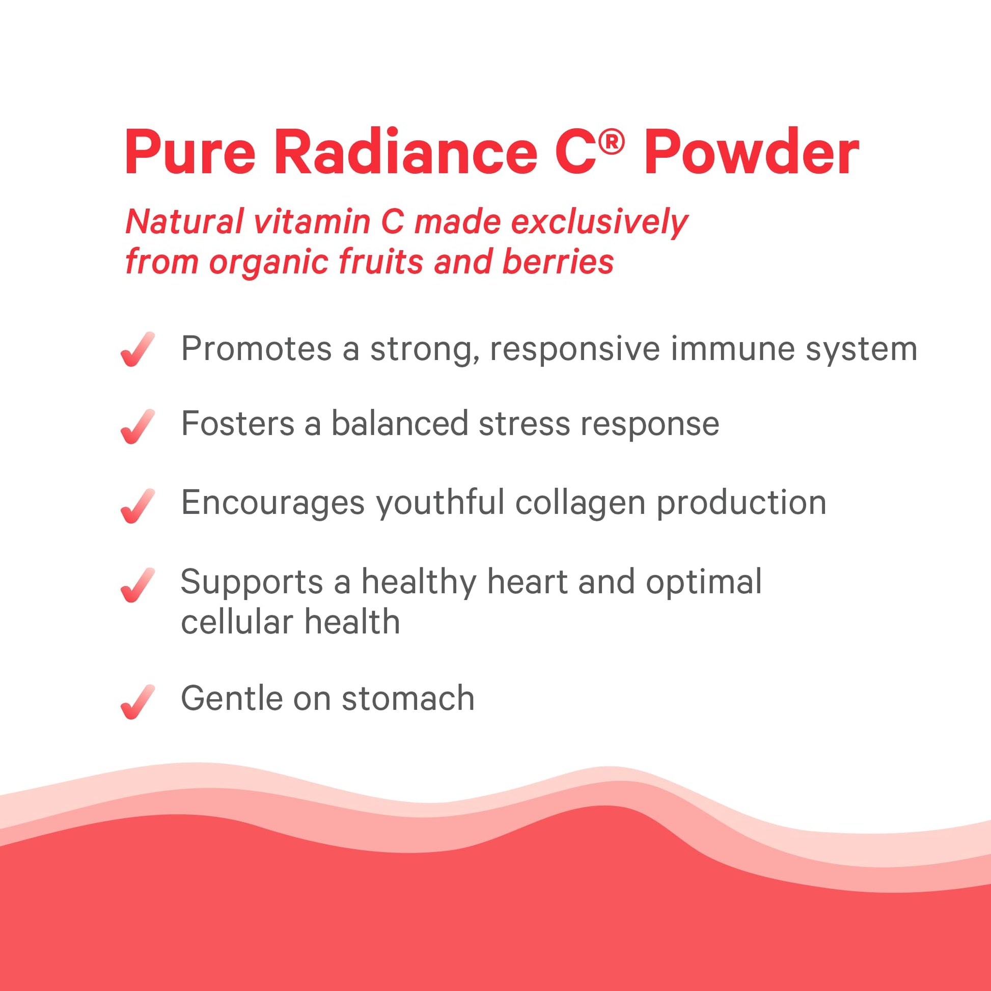 Pure Synergy vitamina c orgánica polvo natural sin GMO 4 oz