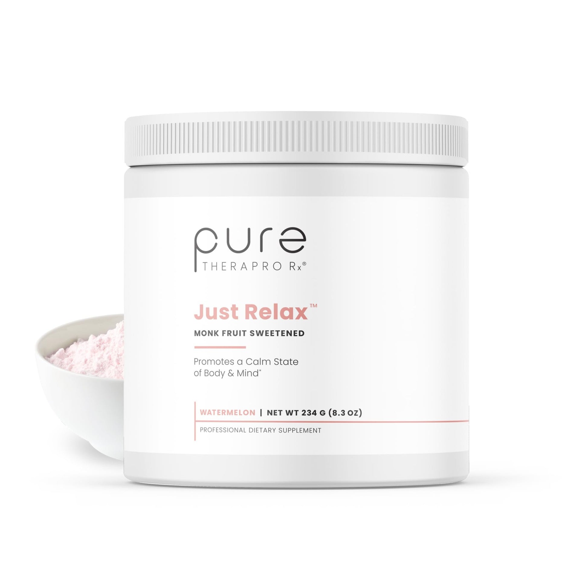 Pure Therapro Rx Just Relax polvo sabor sandía suplemento bienestar emocional