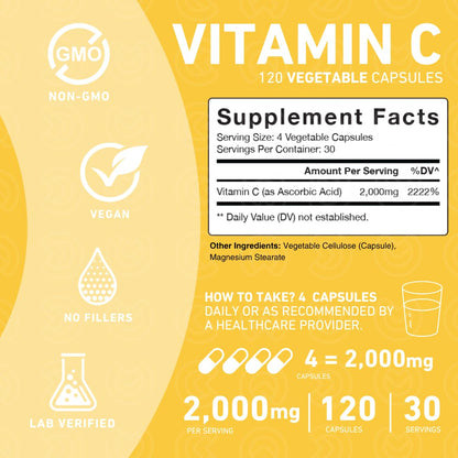 PUREFINITY suplemento vitamínico vitamina c 2000mg