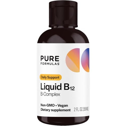 PureFormulas B-12 líquido complejo B 59 ml frasco