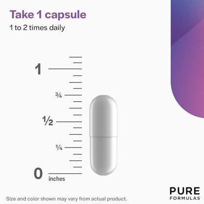 Detalle cápsulas vegetarianas PureFormulas Neuro Complex