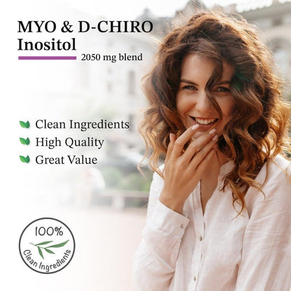 Puregen Labs inositol suplemento para soporte hormonal femenino natural