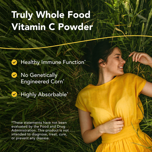 Etiqueta suplementaria Purely-C vitamina C natural