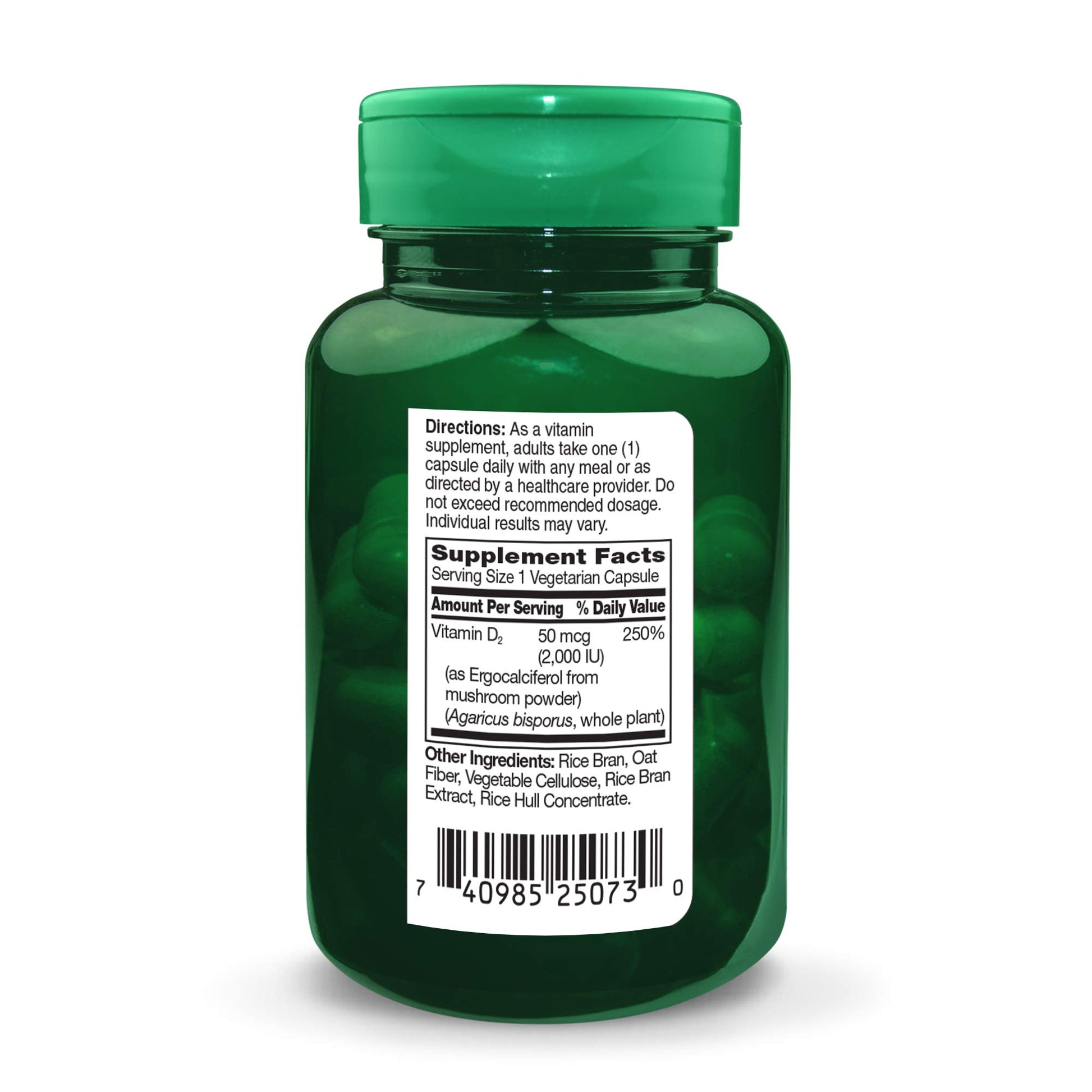 Puremark suplemento vitamina d natural en cápsulas vegetarianas
