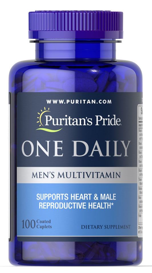 Puritan's Pride multivitamínico hombre, 100 tabletas