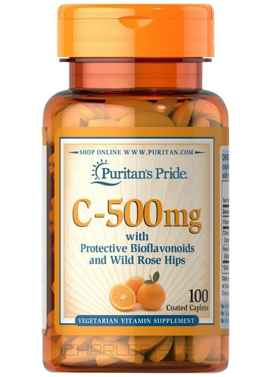 Puritan's Pride vitamina c 500 mg bioflavonoides y rosa mosqueta