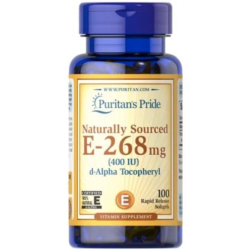 Puritan's Pride vitamina e 400 UI cápsulas blandas