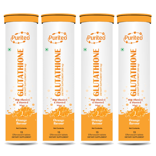 PURITEO tabletas efervescentes de glutatión vitamina c y e