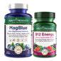 Purity Products MagBlue magnesio bisglicinato acompañado B12 energy melt