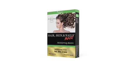 Purvana Max vitaminas caja lateral y cápsulas