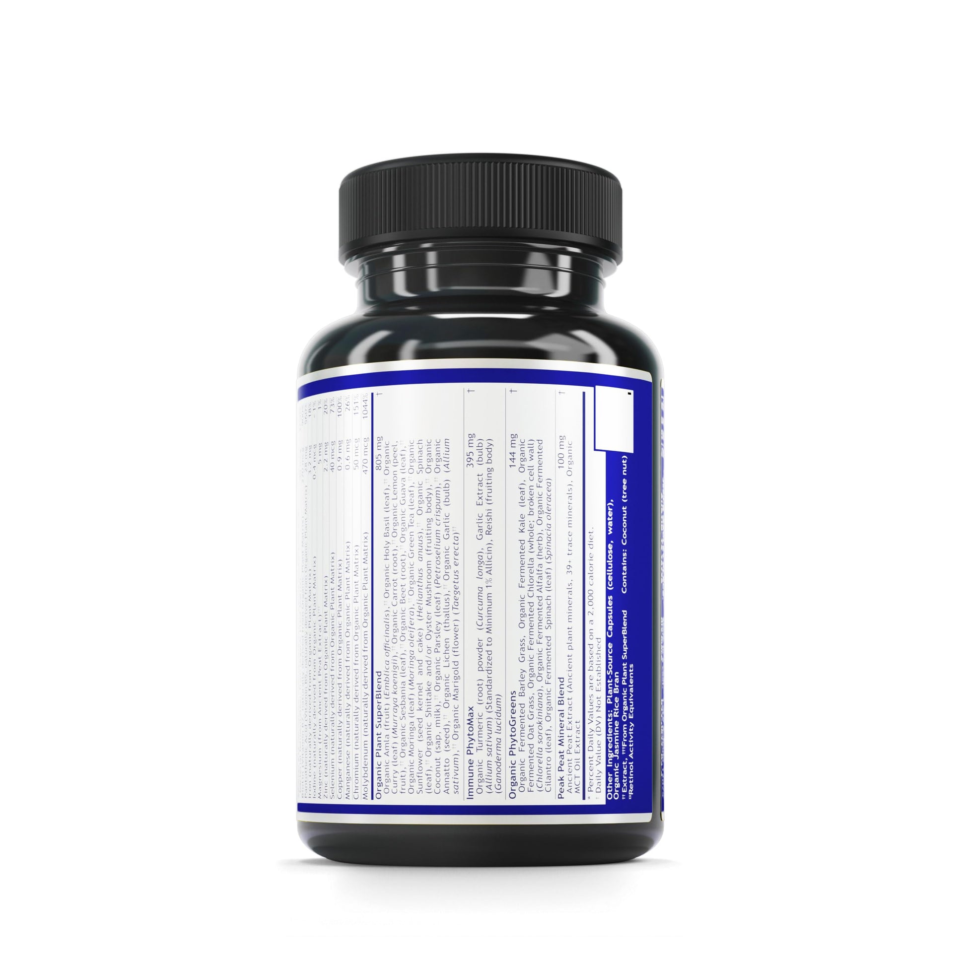 Etiqueta y beneficios del Quantum Plant Multi-Vitamin