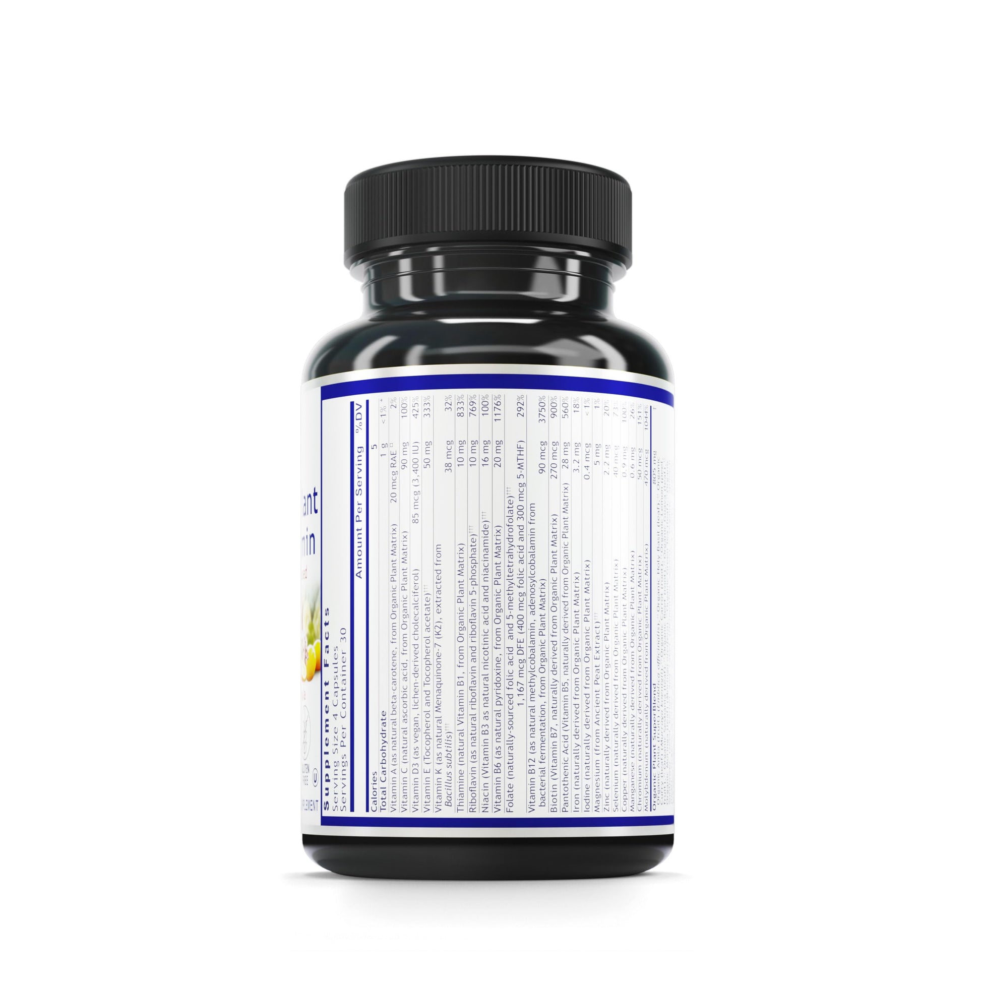 Ingredientes del Quantum Plant Multi-Vitamin