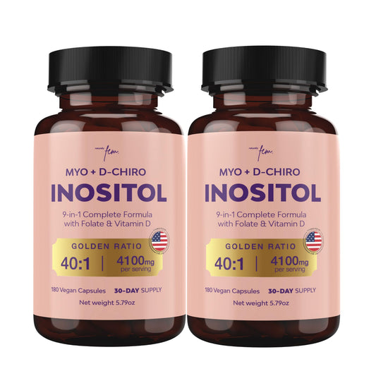 Botellas suplemento QSTA Inositol FEM para salud femenina