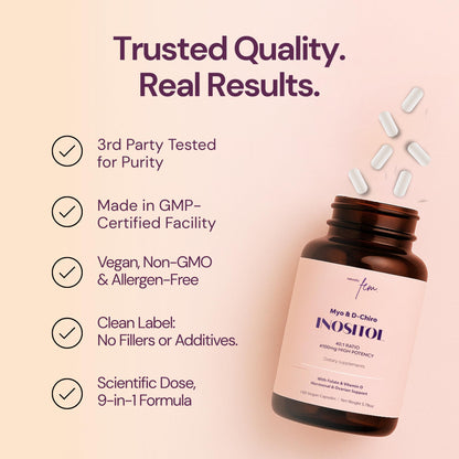 Paquete completo QSTA inositol para salud femenina hormonal y metabólica