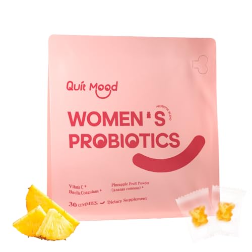 Quit mood gomas probióticas para salud vaginal en mujeres sabor piña