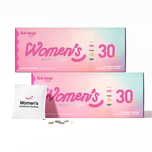 Caja Quit Mood Multivitamínico Mujer para bienestar.