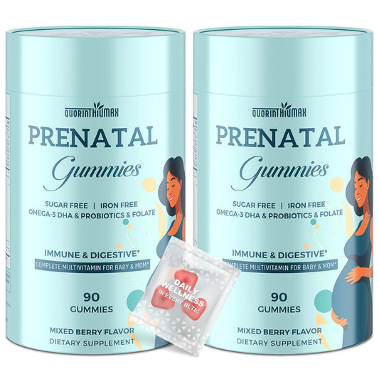 Quorinthiumax gomitas prenatales sin azúcar 180 unidades 2 botellas