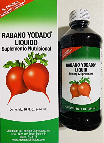 Botella de Rabano Yodado Líquido 16 fl oz