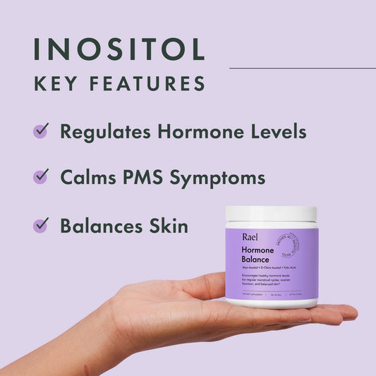 Rael balance hormonal inositol y ácido fólico en polvo sin sabor