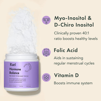 Rael fórmula con ácido fólico y vitamina D para síntomas premenstruales