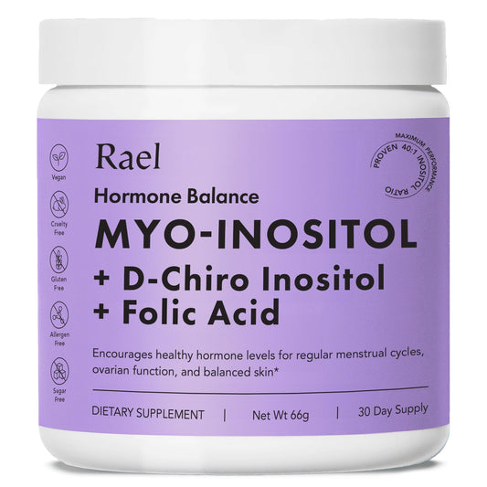 Rael suplemento polvo inositol balance hormonal mujer 30 porciones