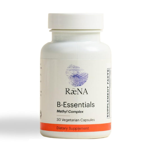 Raena mezcla B-Essentials complejo B para energía y metabolismo