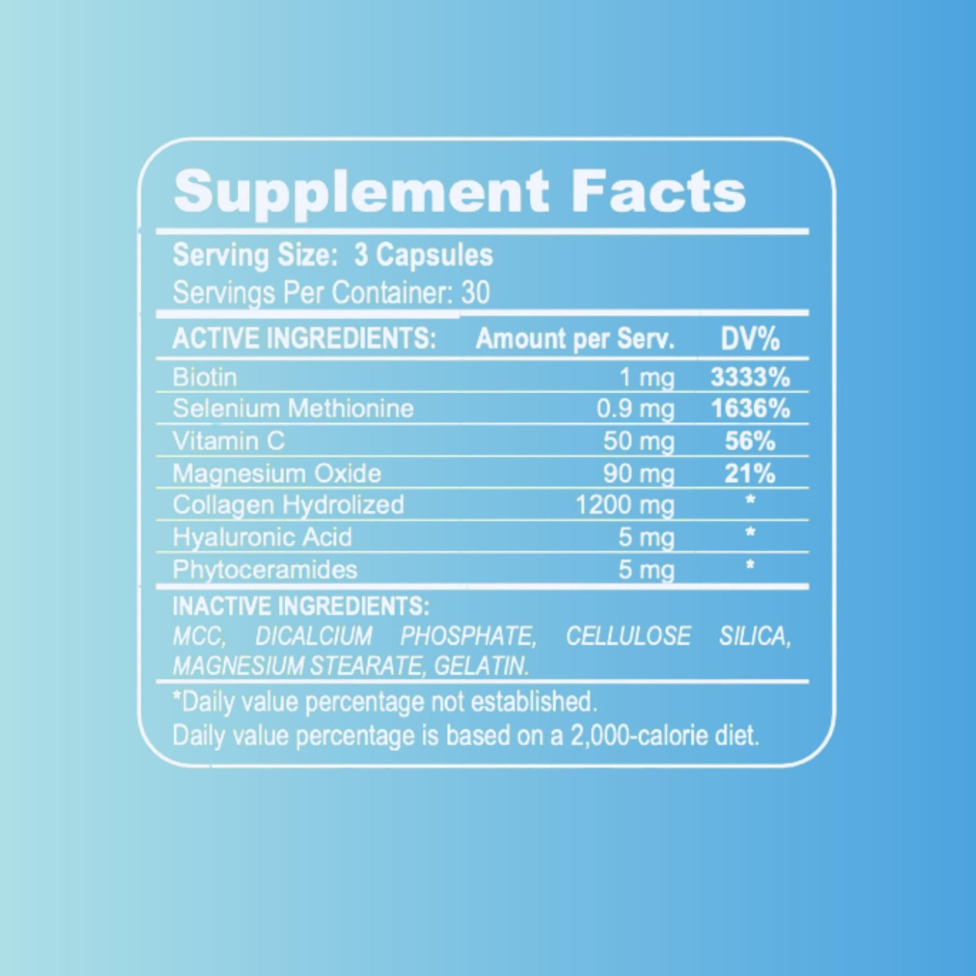 rahni cápsulas colágeno biotina y vitamina c
