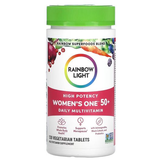 Rainbow Light multivitamínico para mujeres 50 plus frasco