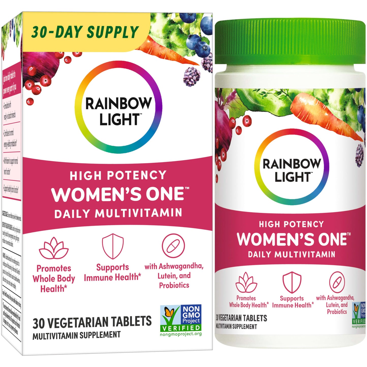 Rainbow Light Women's One alta potencia 30 tabletas