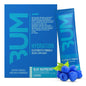 Caja RAW Electrolitos Polvo sabor frambuesa azul de 20 sobres