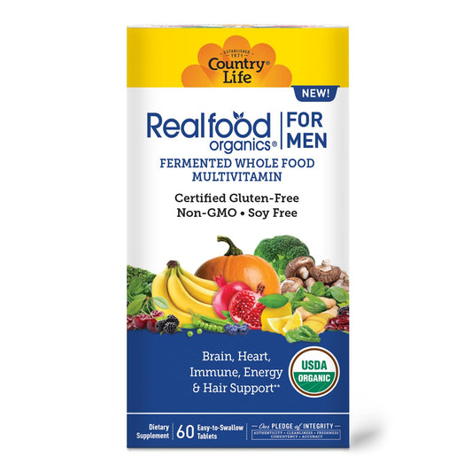 Realfood Organics para hombres con alimento integral