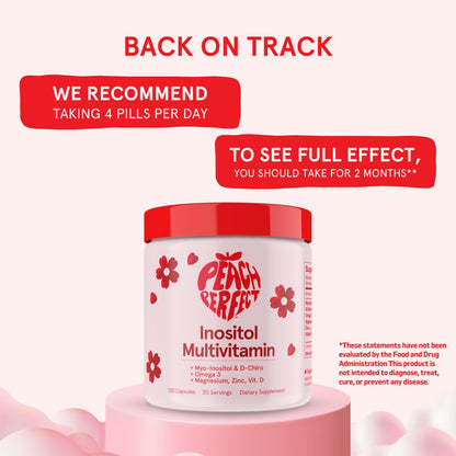 Recomendación diaria multivitamínico Peach Perfect