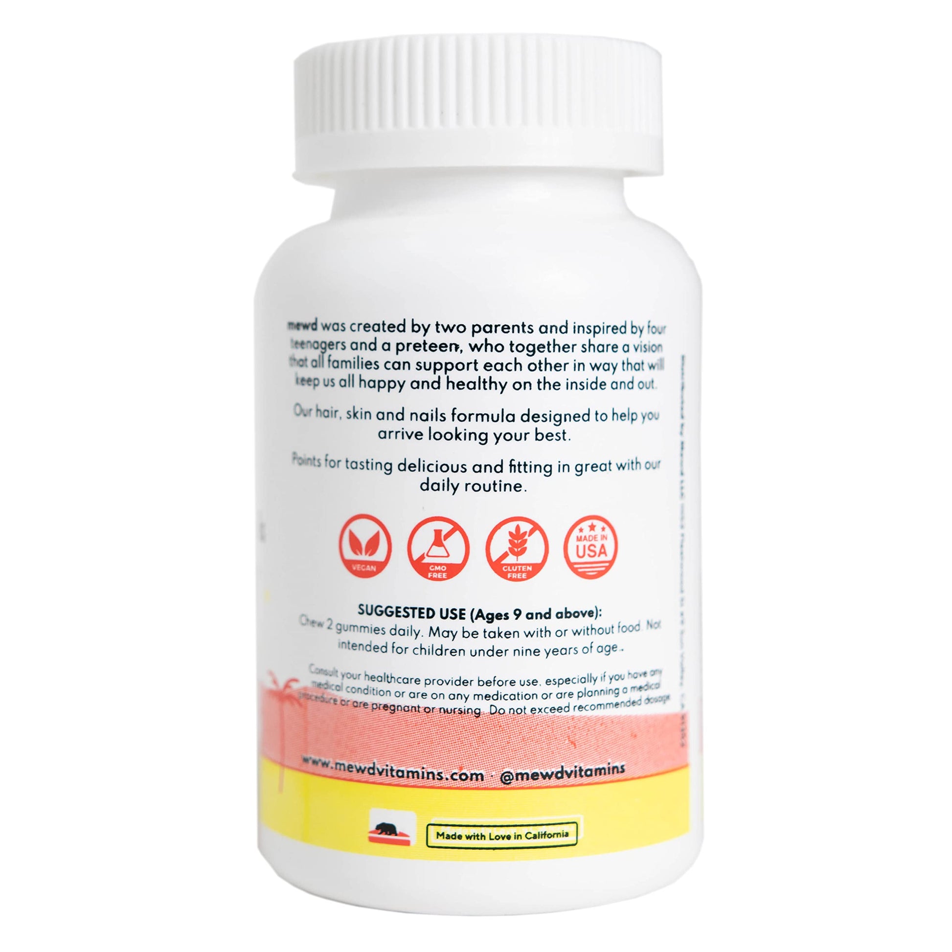 Recomendaciones de uso para gominolas MEWD.