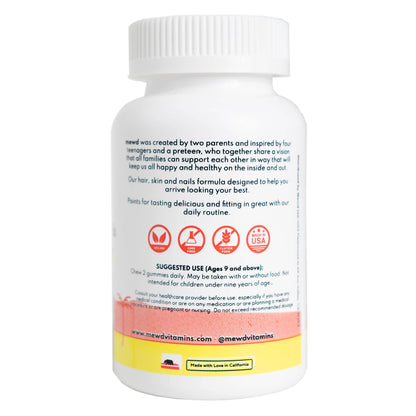 Recomendaciones de uso para gominolas MEWD.