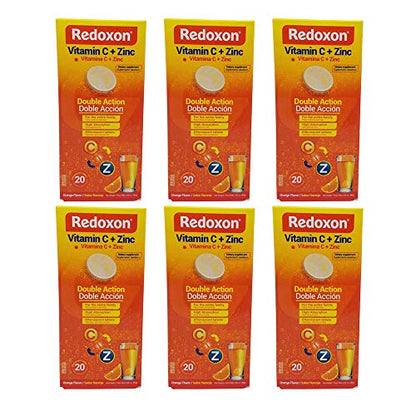 Redoxon vitamina c efervescente con zinc caja 20 tabletas