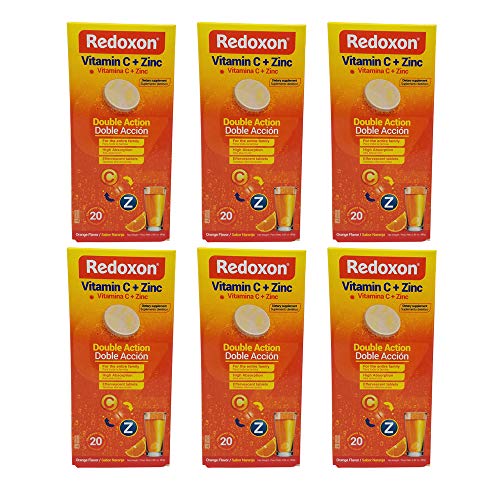Redoxon vitamina c efervescente con zinc caja 20 tabletas