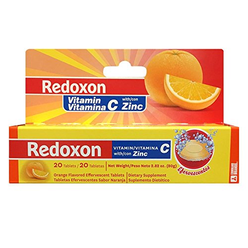 Redoxon vitamina c con zinc tabletas efervescentes pack 4 caja