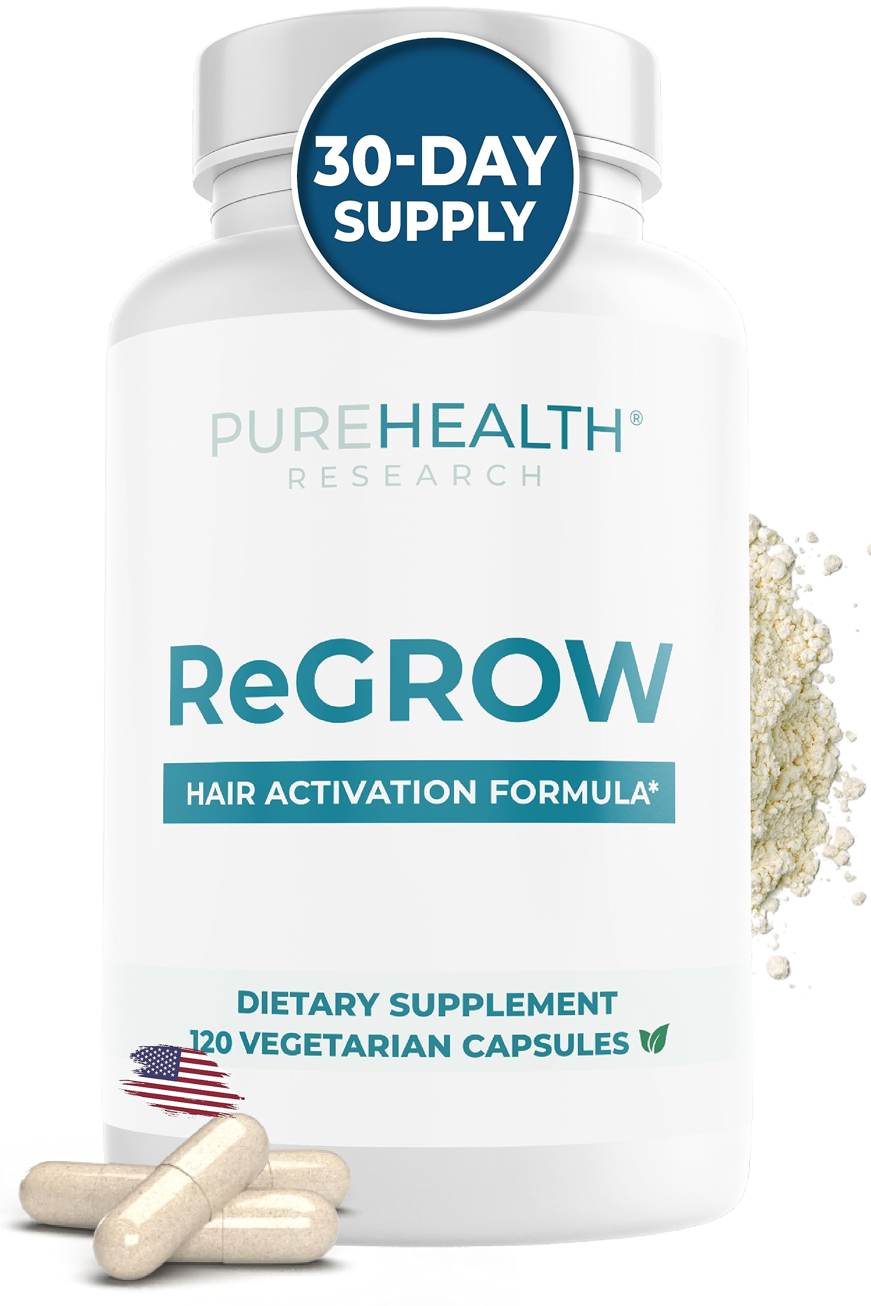 ReGROW suplemento con saw palmetto para cabello saludable