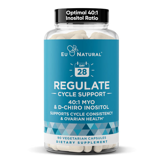 Suplemento Regulate Cycle Support Eu Natural para equilibrio hormonal mujeres