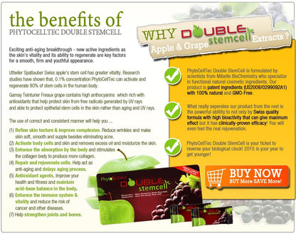 Rejuvenecimiento visible con PhytoScience Double Stemcell