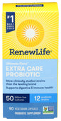 Renew Life probiotic extra care 50B frasco frontal