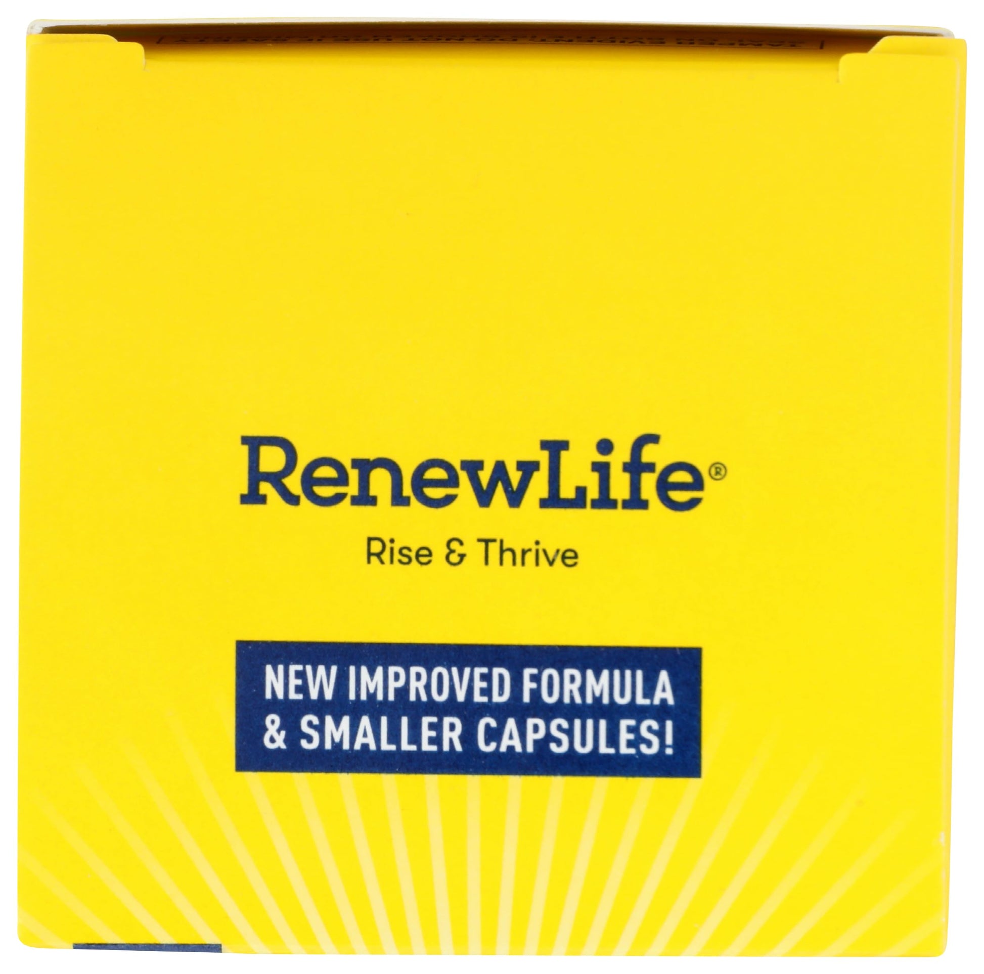 Renew Life probiótico extra cuidado 50B información nutricional