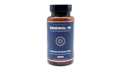 Renewglow suplemento dermatológicamente probado para cabello