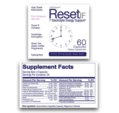 ResetIF 7 electrolitos y complejo B con extractos naturales