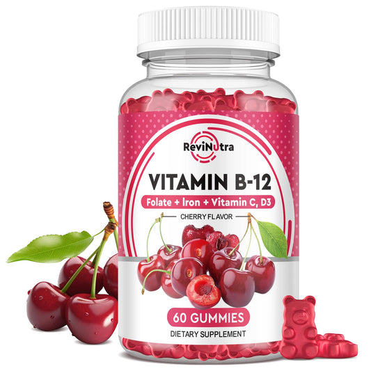 ReviNutra gomitas vitamina b12 5000mcg paquete frontal
