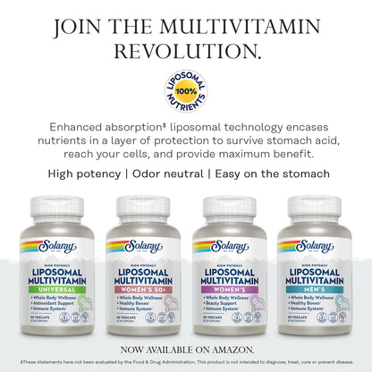 Revolución multivitamínica Solaray, liposomal