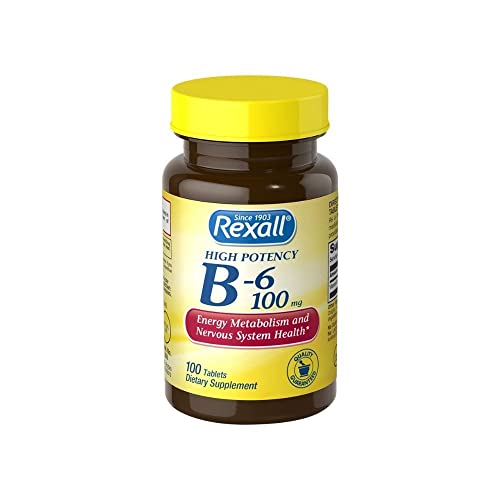 Rexall Vitamina B6 100 mg 100 tabletas