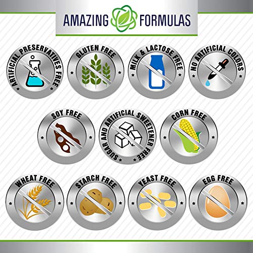 Riboflavina Amazing Formulas suplemento dietético pureza garantizada