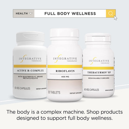 Riboflavina vitaminada tabletas Integrative Therapeutics paquete 30
