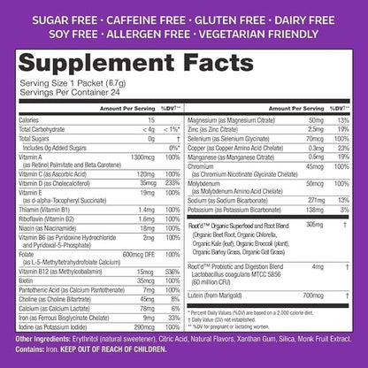 Root'd multivitamínicos probados por terceros